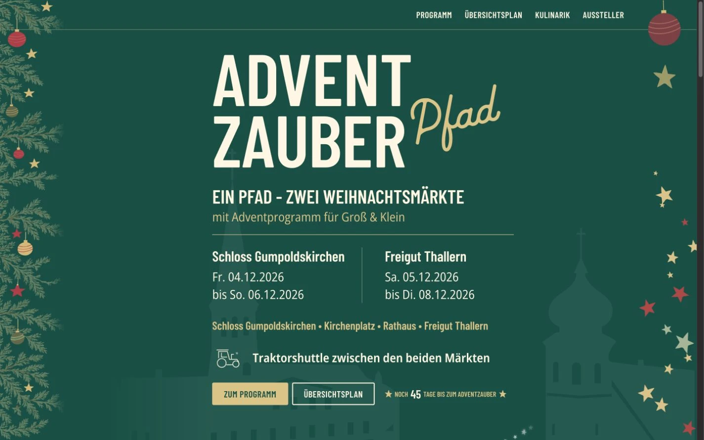 adventzauberpfad: Desktopansicht