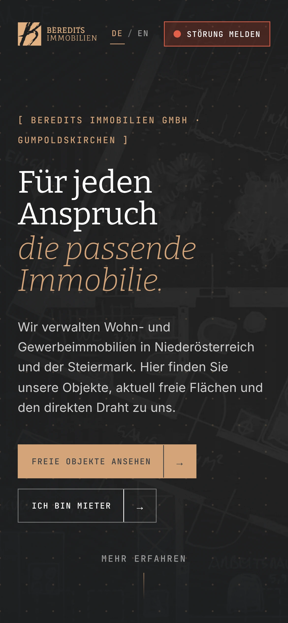 beredits: mobile Ansicht