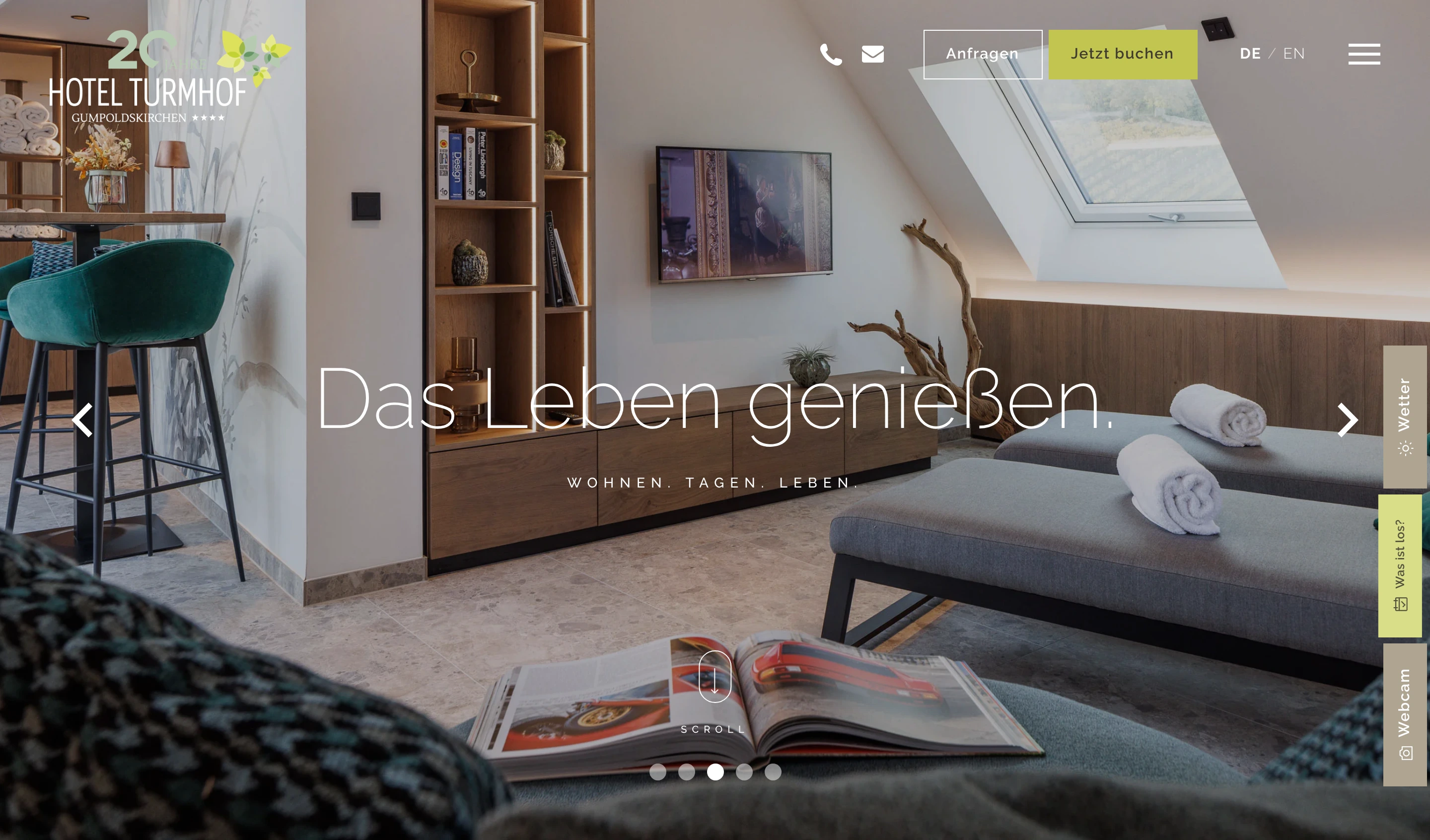 turmhof: Desktopansicht